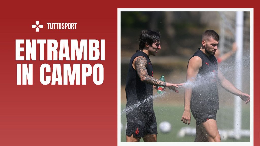 Tonali Rebic AC Milan allenamento Milanello