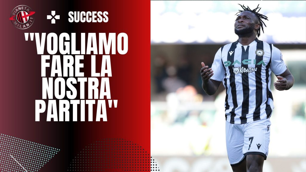 Udinese, Success: "Milan? Daremo il massimo, sarà un match da 50 e 50" (getty images)