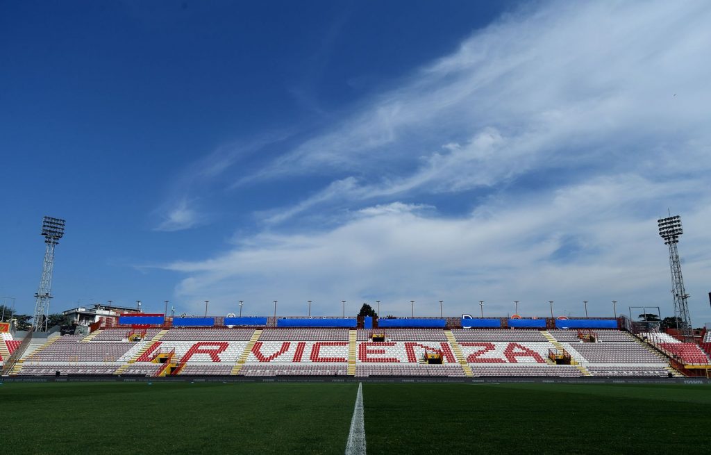 Lo stadio 'Romeo Menti' di Vicenza