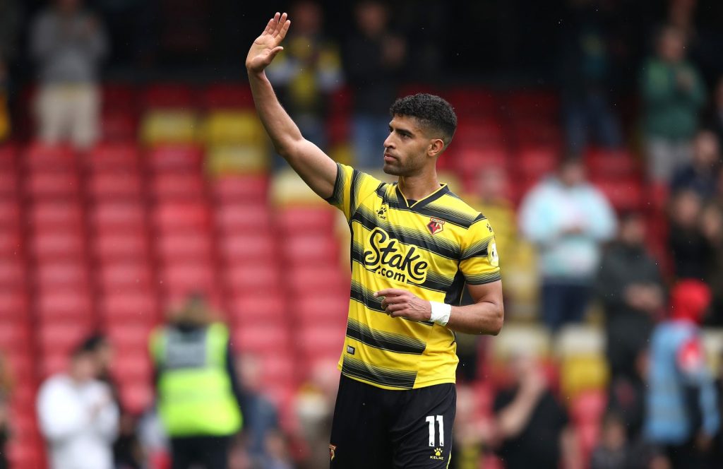Adam Masina parla a DAZN all'intervallo di Milan-Udinese (Getty Images)