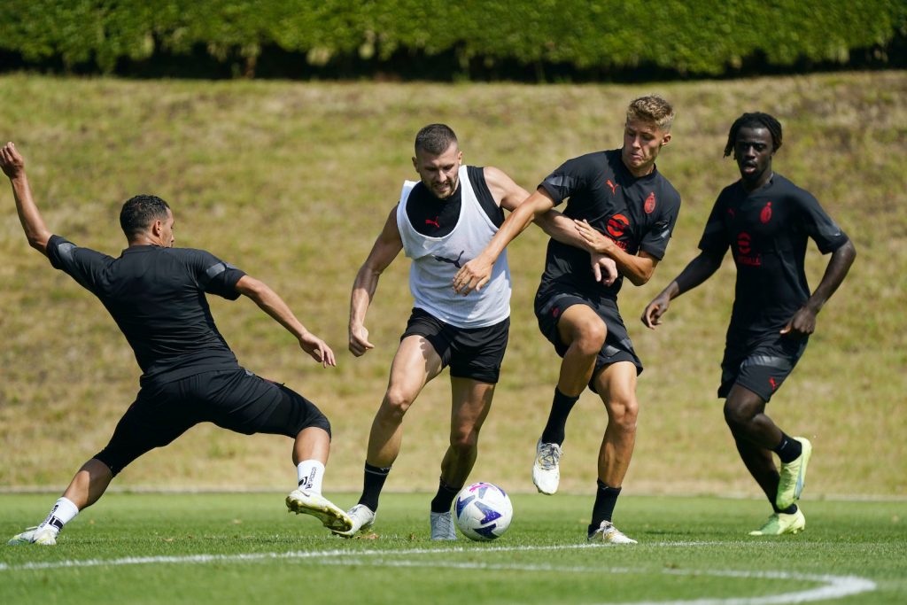 Ante Rebic AC Milan allenamento Milanello