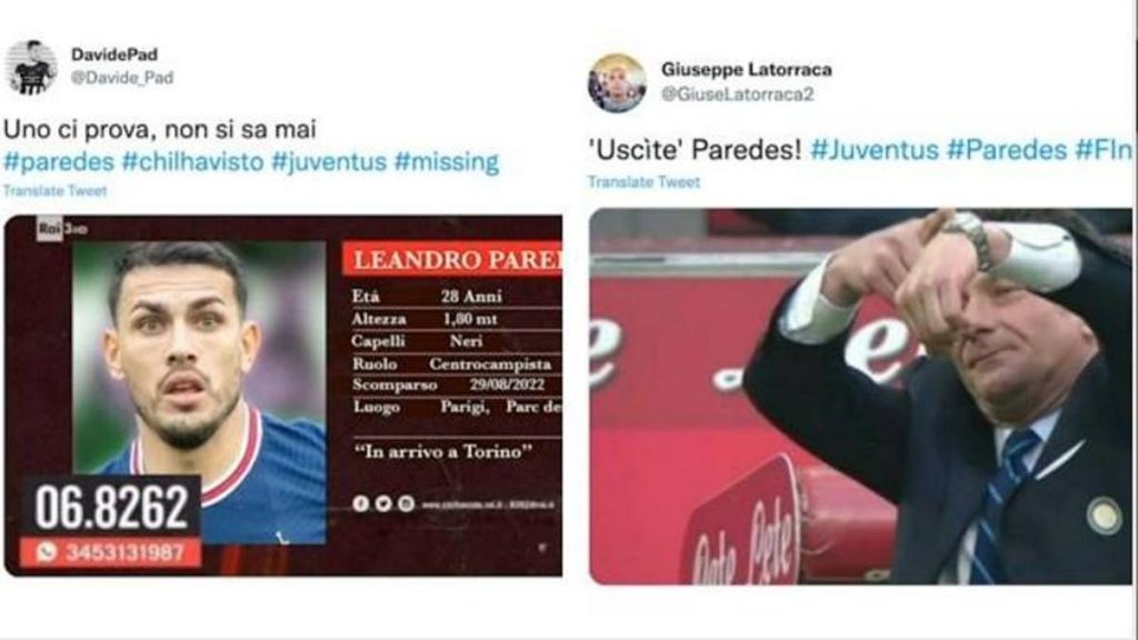 Juventus Paredes social