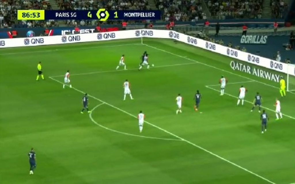 PSG-Montpellier 5-2 il gol di Renato Sanches