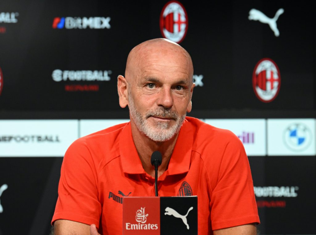 Stefano Pioli AC Milan conferenza stampa Milanello