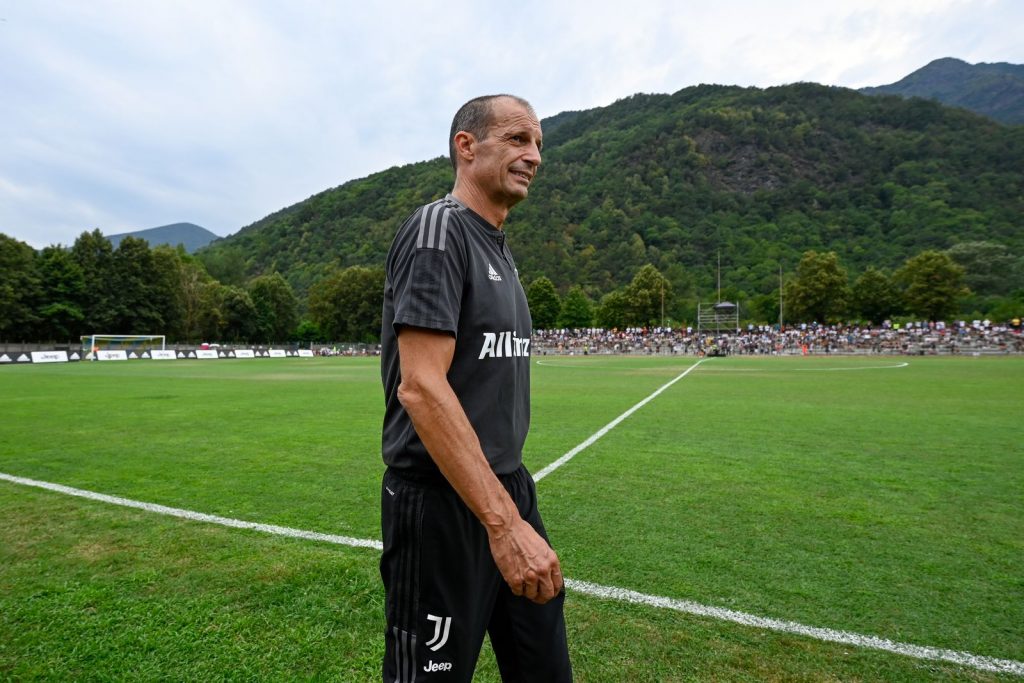 Massimiliano Allegri, allenatore della Juventus, qui a Villar Perosa (Getty Images)