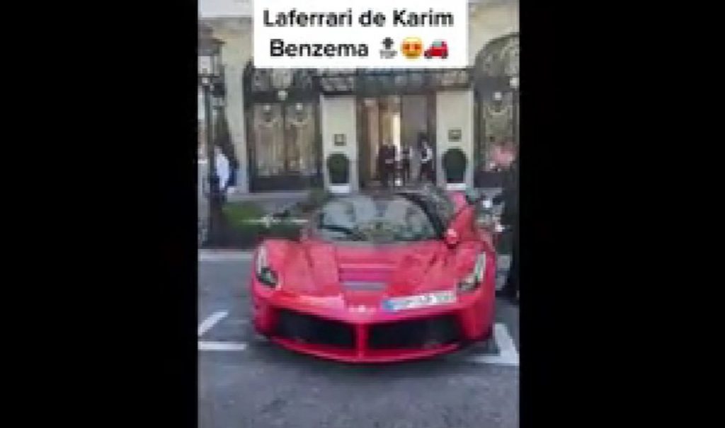 La Ferrari di Benzema