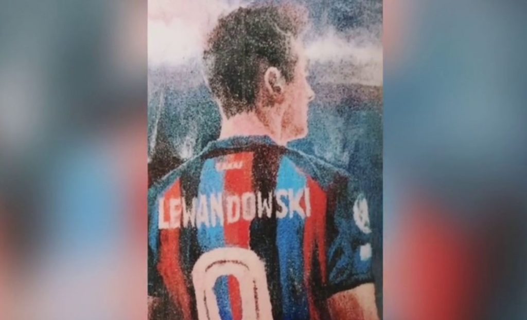 L'omaggio a Robert Lewandowski