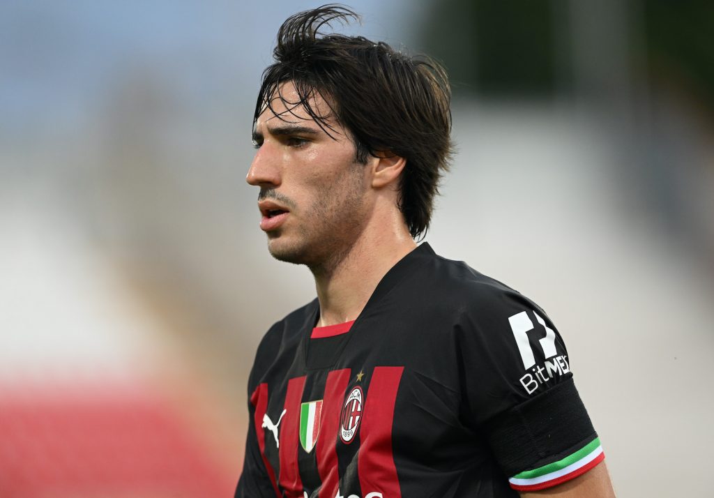 Sandro Tonali AC Milan amichevole Vicenza-Milan 1-6