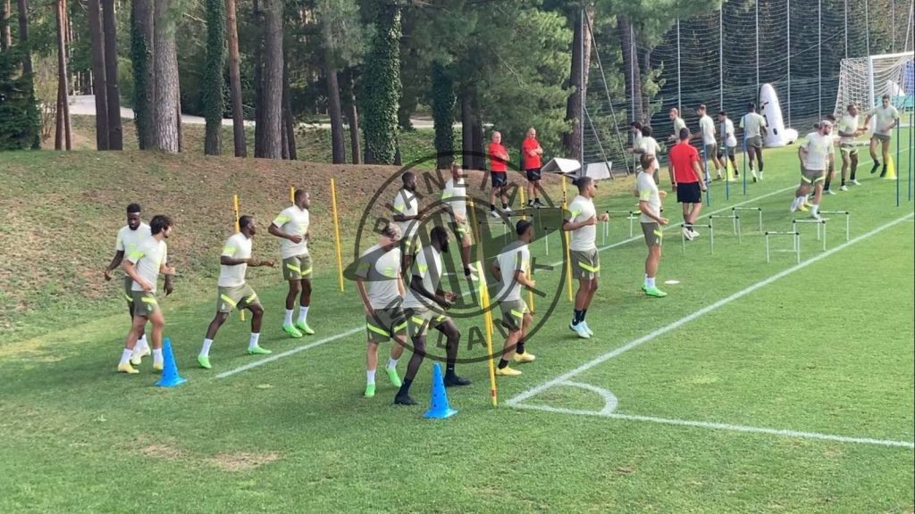 allenamento Milan Milanello Champions League