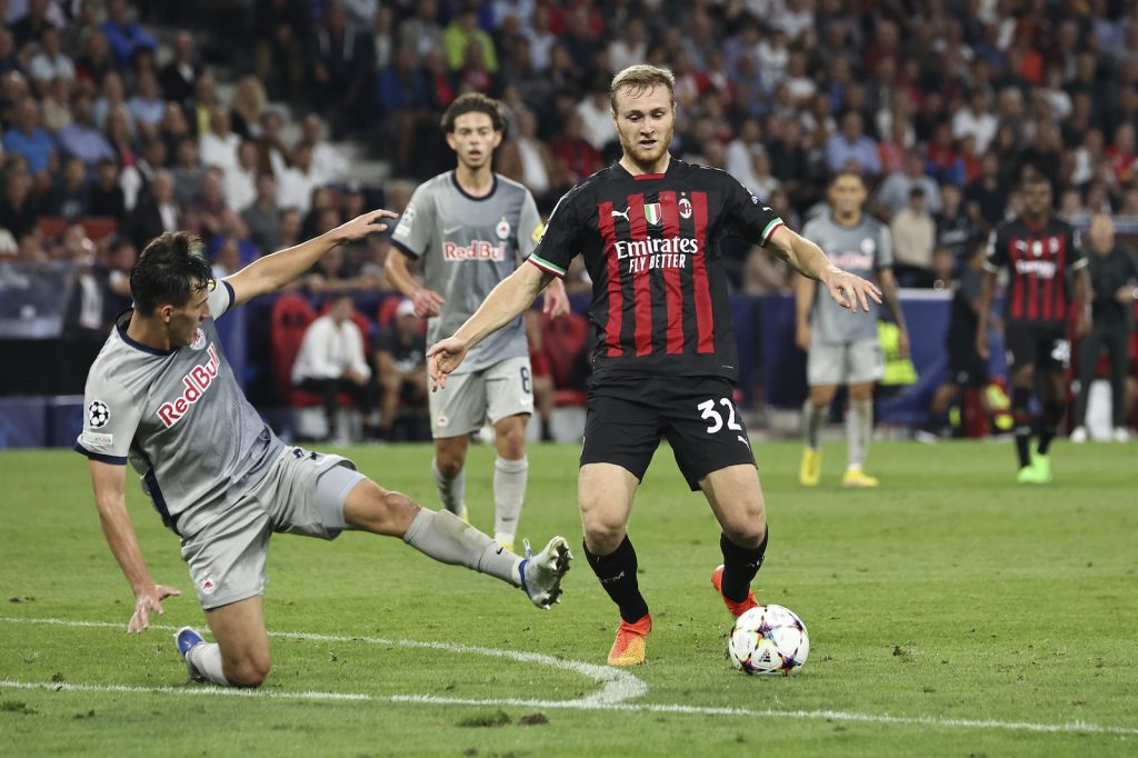 Tommaso Pobega AC Milan Salisburgo-Milan 1-1 Champions League 2022-2023