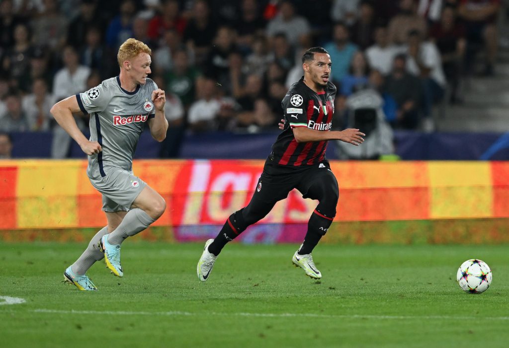 Ismaël Bennacer AC Milan Salisburgo-Milan 1-1 Champions League 2022-2023