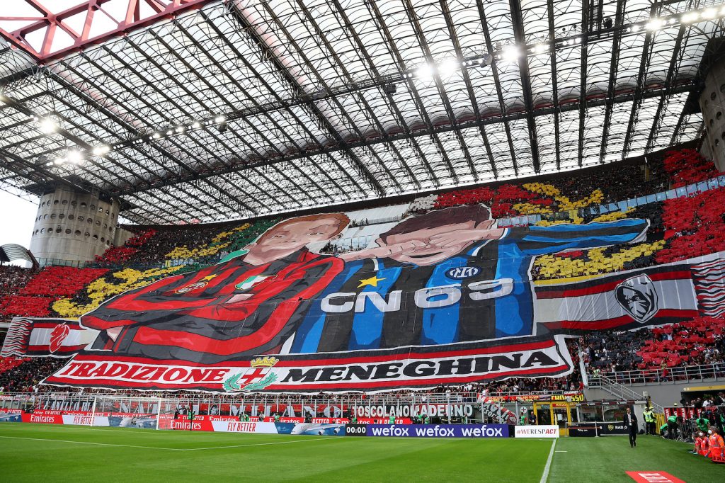 Curva Sud Milano derby Milan-Inter Serie A 2022-2023