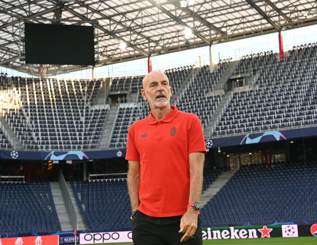 Stefano Pioli AC Milan Salisburgo-Milan Champions League 2022-2023