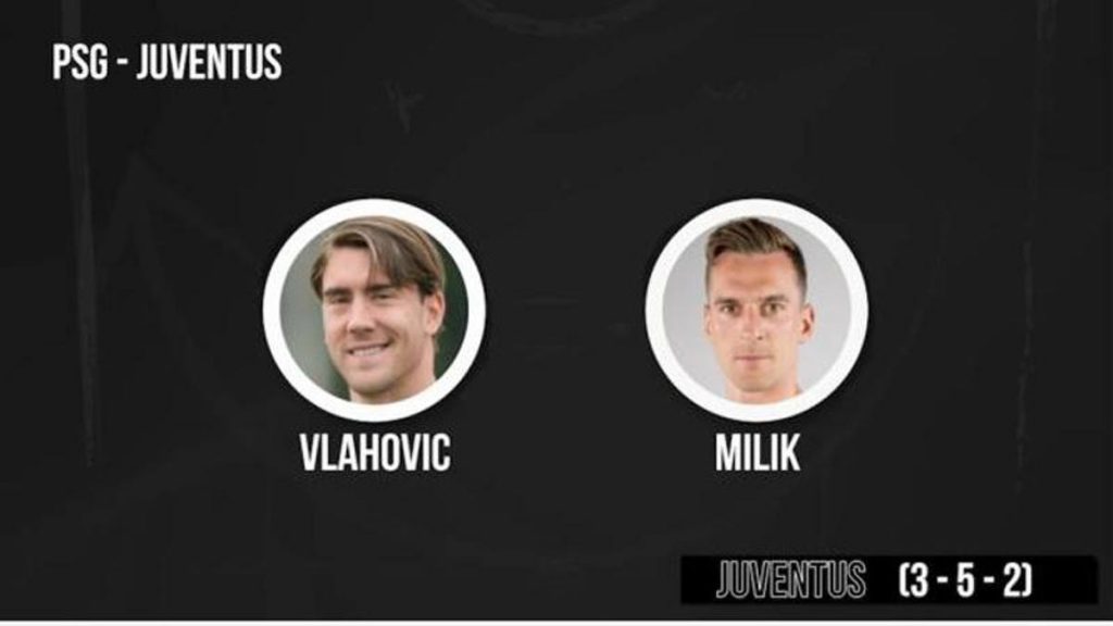 PSG Juventus probabile formazione