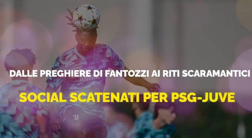 PSG-Juventus, social scatenati: ecco tutti i meme sui bianconeri | VIDEO (screen gazzetta.it)