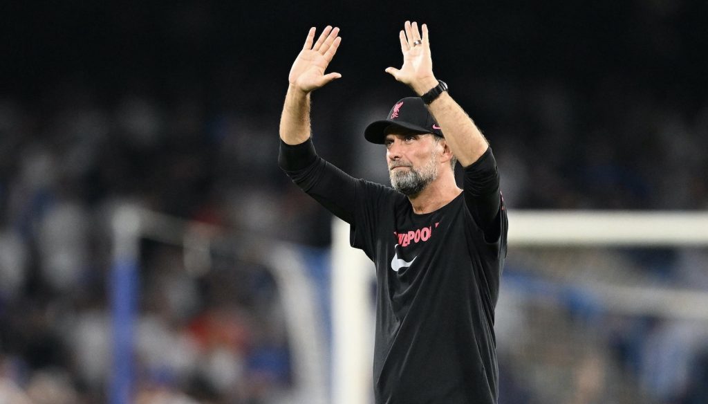 Jürgen Klopp Napoli-Liverpool 4-1 Champions League 2022-2023