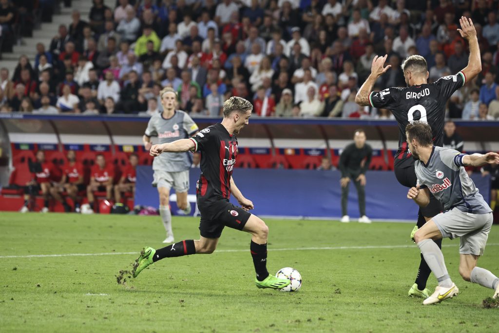 Alexis Saelemaekers AC Milan Salisburgo-Milan 1-1 Champions League 2022-2023