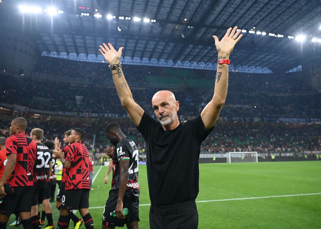 Stefano Pioli AC Milan derby Milan-Inter 3-2 Serie A 2022-2023