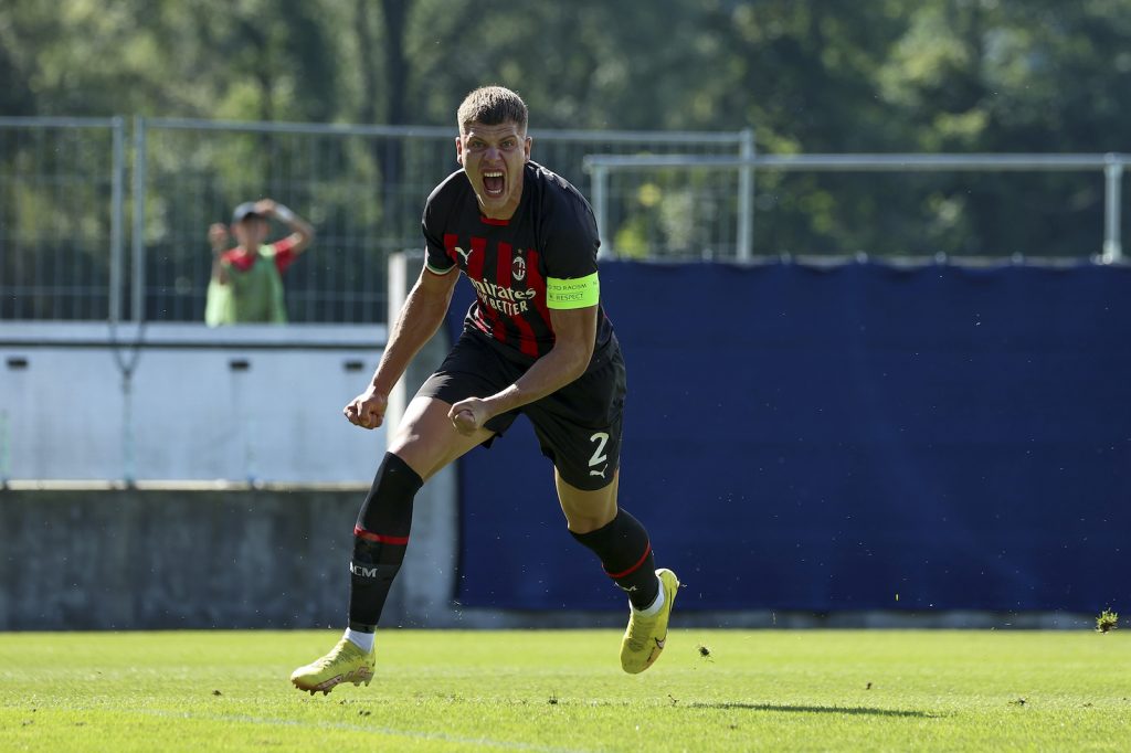 Andrei Coubis AC Milan Primavera Salisburgo-Milan 1-1 Youth League 2022-2023
