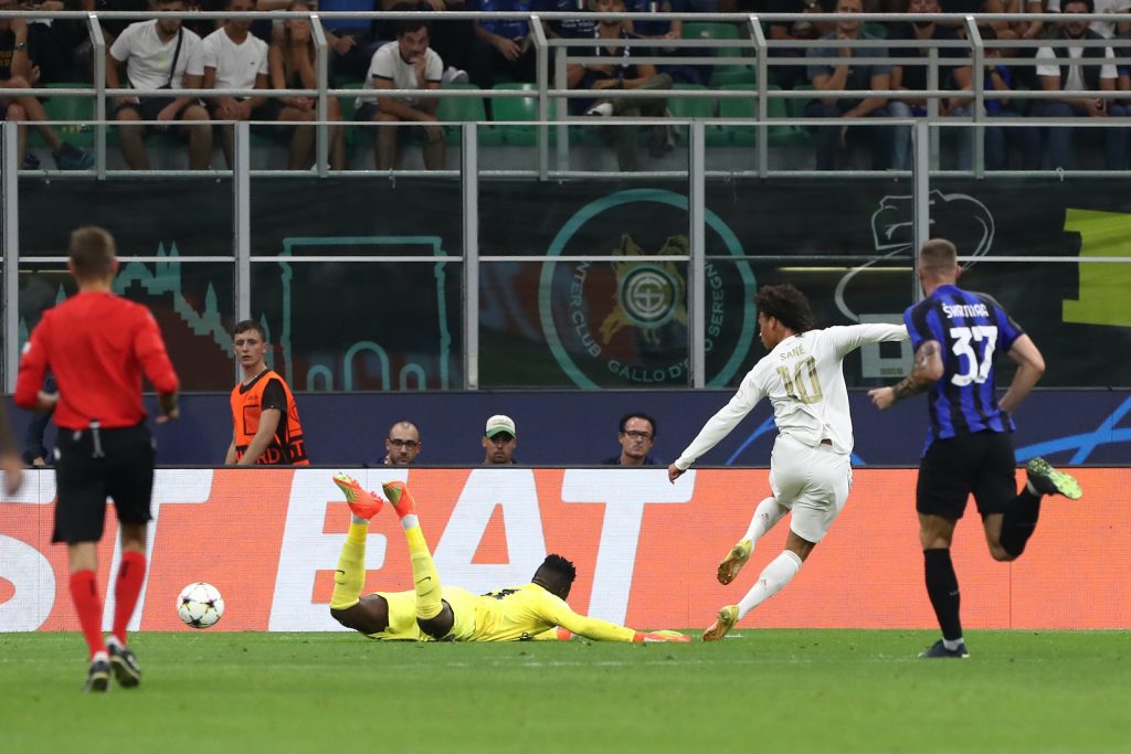 Leroy Sané Inter-Bayern Monaco 0-2 Champions League 2022-2023