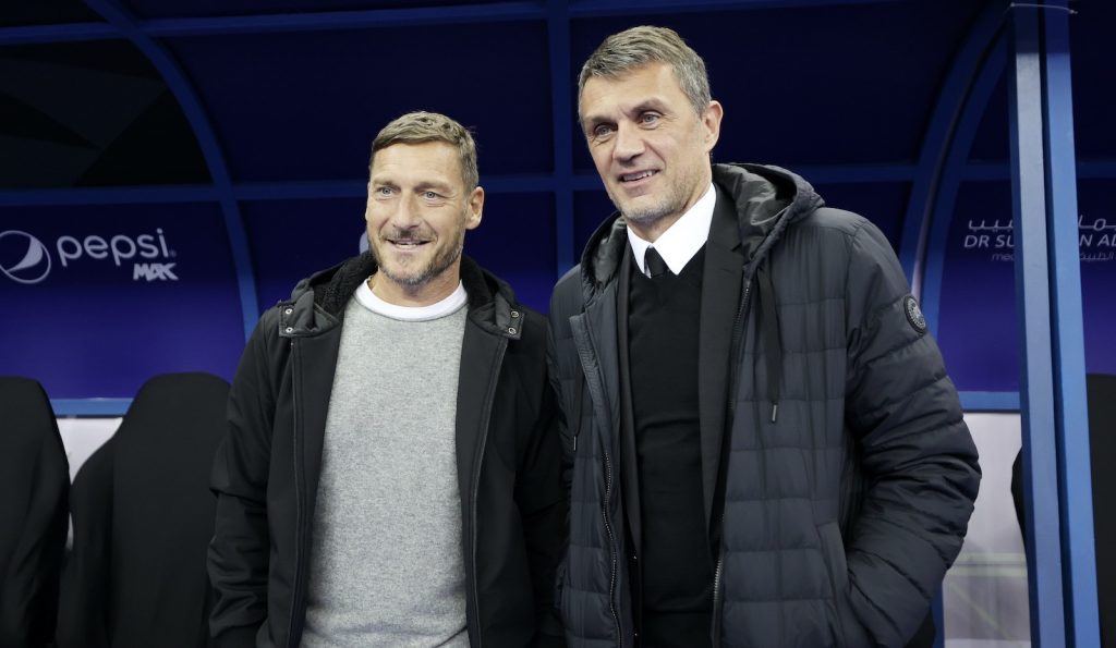 Totti Maldini derby Milan-Inter Supercoppa Italiana