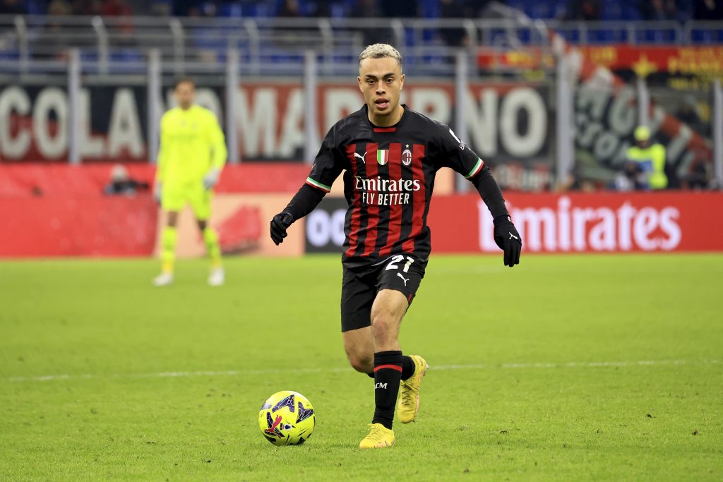 Sergiño Dest AC Milan Milan-Torino 0-1 Coppa Italia 2022-2023