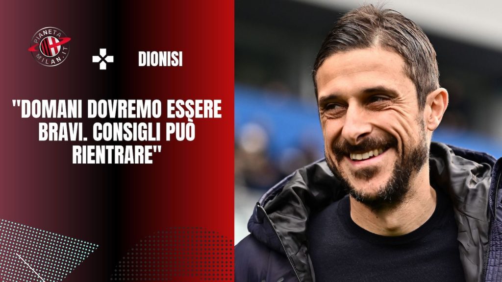 conferenza stampa Dionisi Milan-Sassuolo Serie A 2022-2023