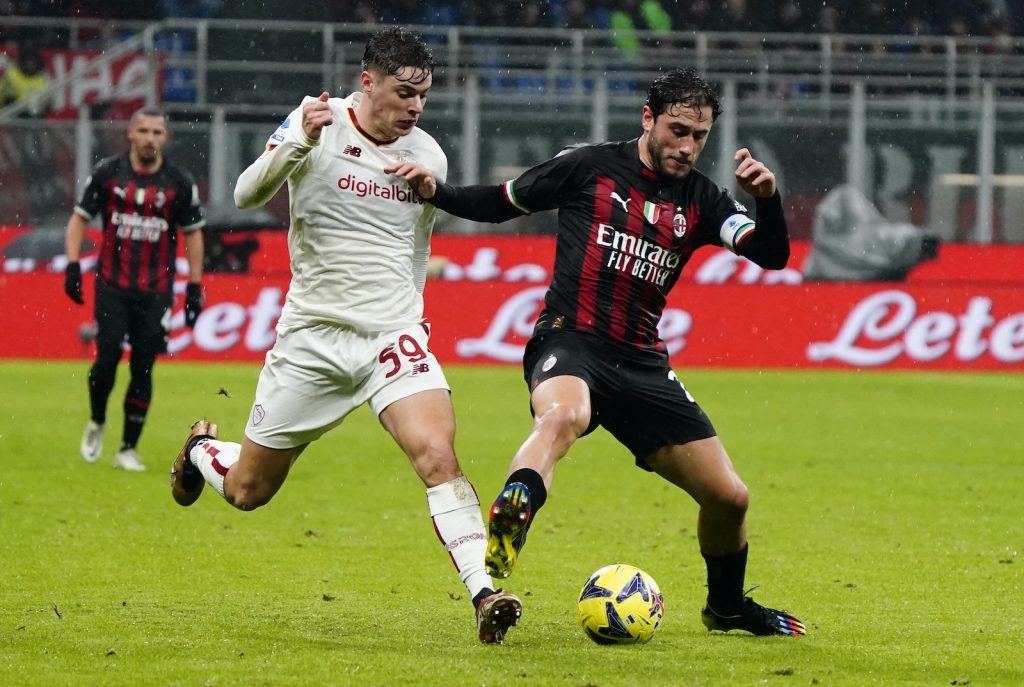 Davide Calabria AC Milan Milan-Roma Serie A 2022-2023