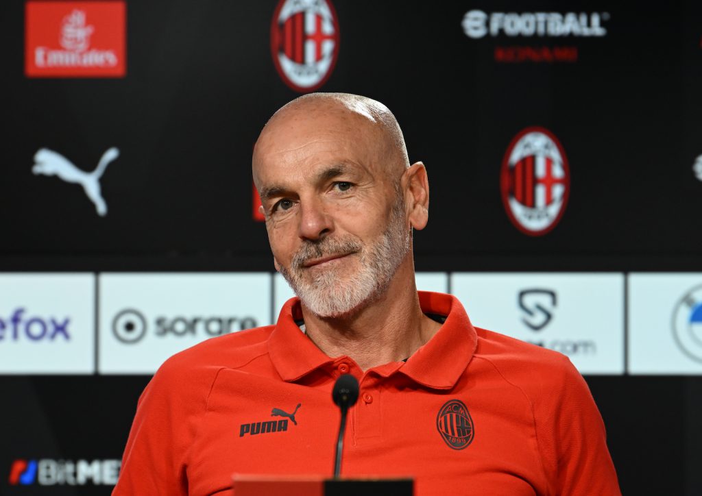 Stefano Pioli AC Milan conferenza stampa Milanello