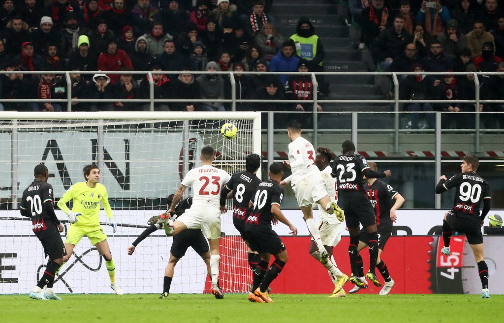 gol Ibanez Milan-Roma 2-2 Serie A 2022-2023
