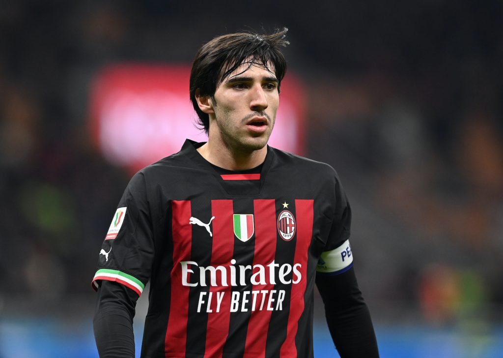 Sandro Tonali AC Milan Milan-Torino Coppa Italia 2022-2023