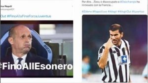 Napoli Juventus social
