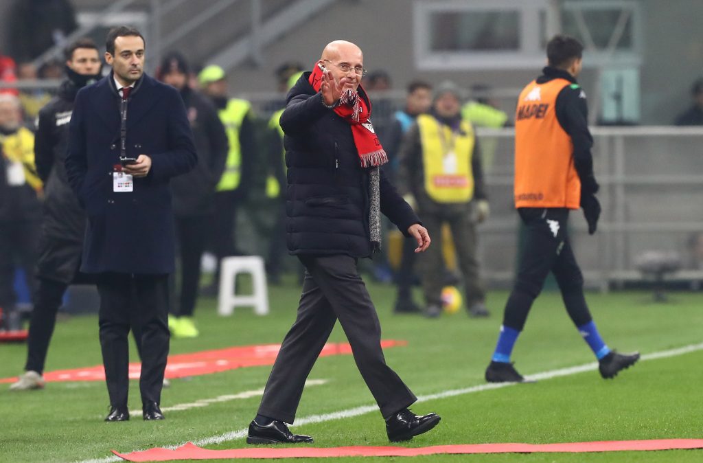 Sacchi: "Milan-Roma? In queste gare devi avere il dominio del gioco" (getty images)