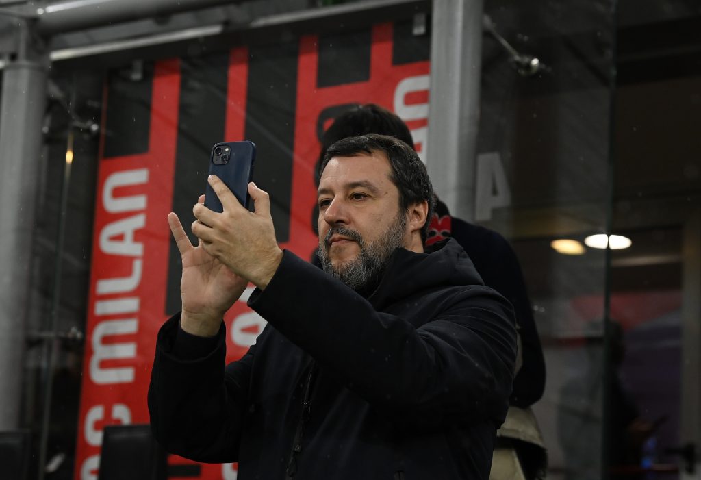 Salvini risponde a Sgarbi: "Milan e Inter hanno bisogno di un nuovo stadio" (getty images)