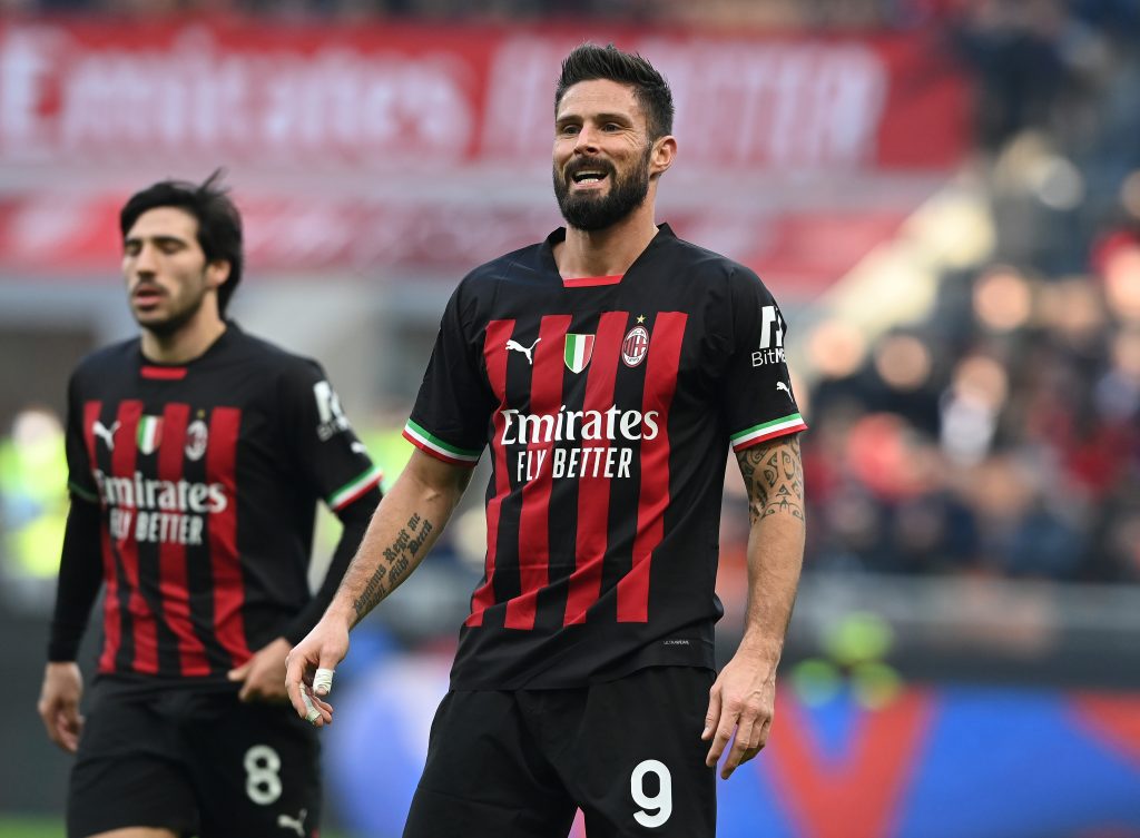 Milan-Sassuolo, Giroud: "Dobbiamo rialzarci insieme e fare di più" (getty images)