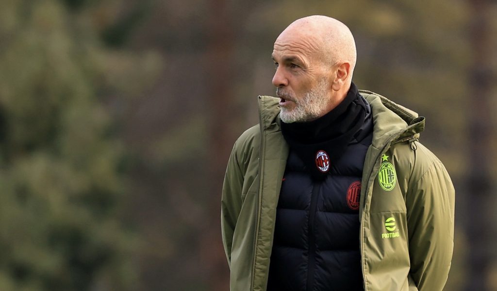 Stefano Pioli AC Milan allenamento Milanello