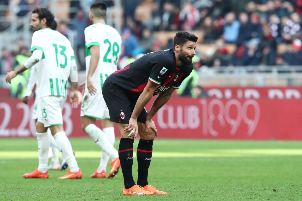 Olivier Giroud AC Milan Milan-Sassuolo 2-5 Serie A 2022-2023