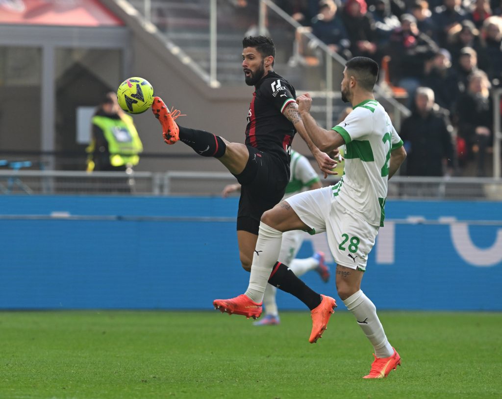 Milan-Sassuolo 1-2, accorcia le distanze Olivier Giroud! | Serie A News (getty images)