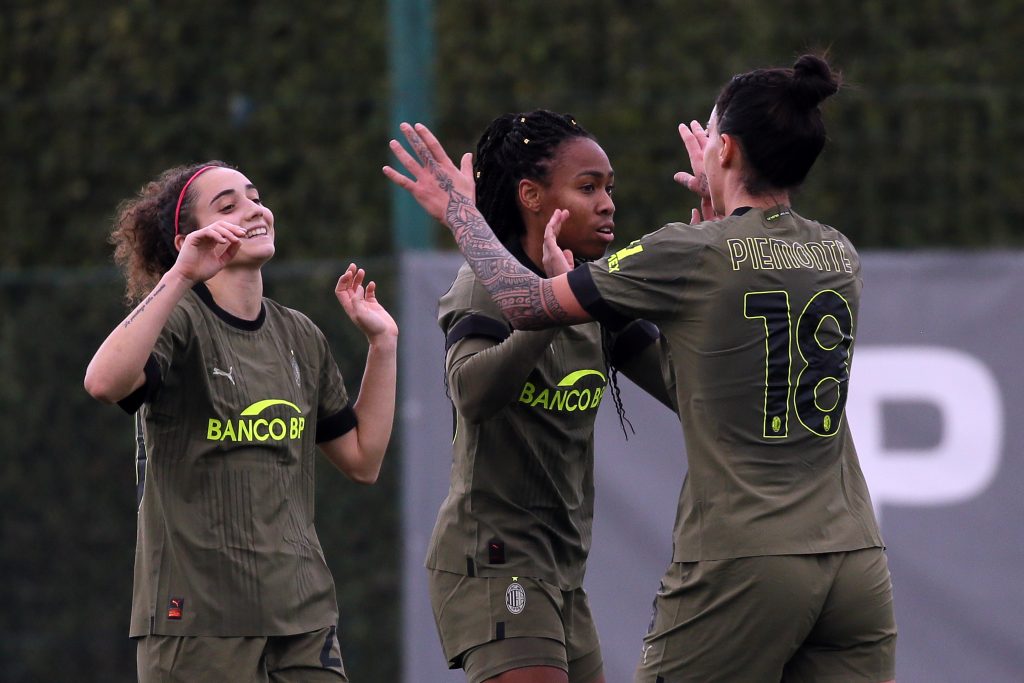 Milan femminile, dopo il successo in Coppa Italia testa al campionato (getty images)