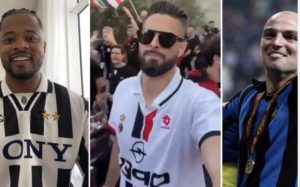 Evra Giroud Cambiasso maglie vintage