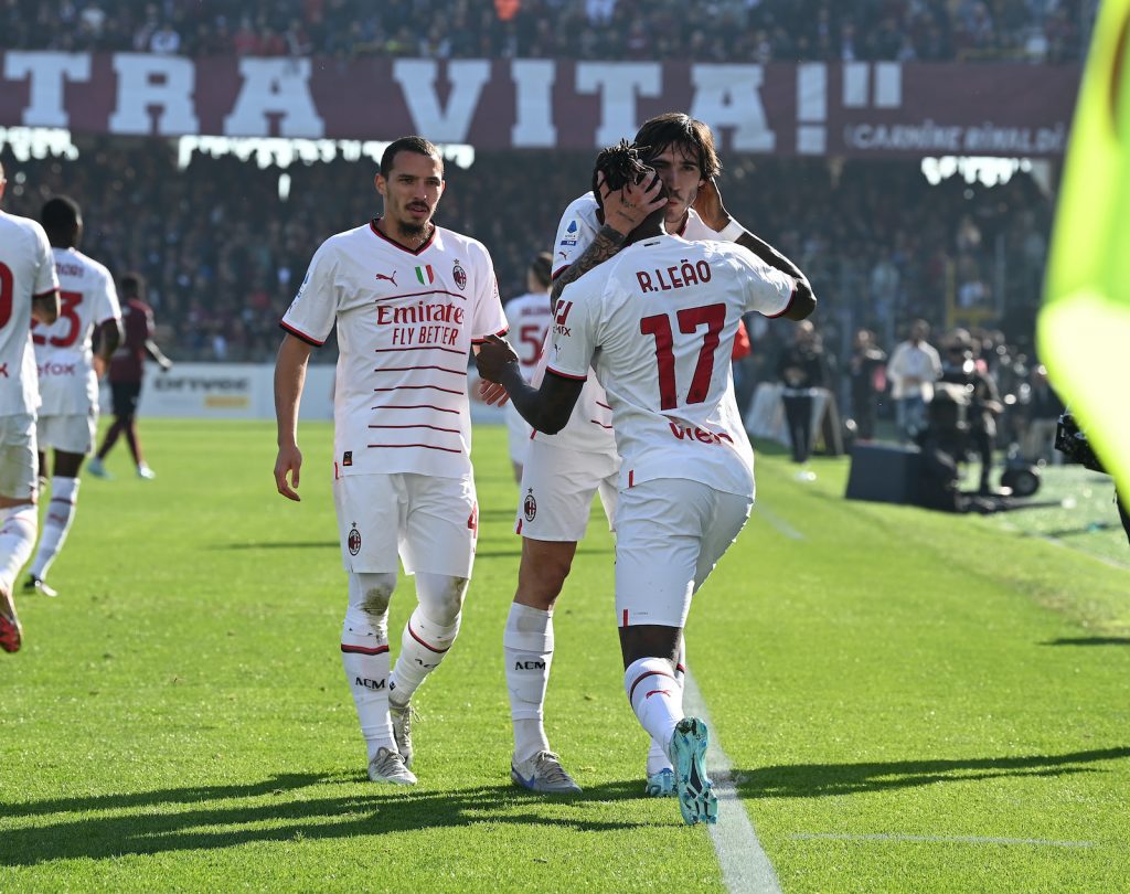 Rafael Leao AC Milan Salernitana-Milan Serie A 2022-2023