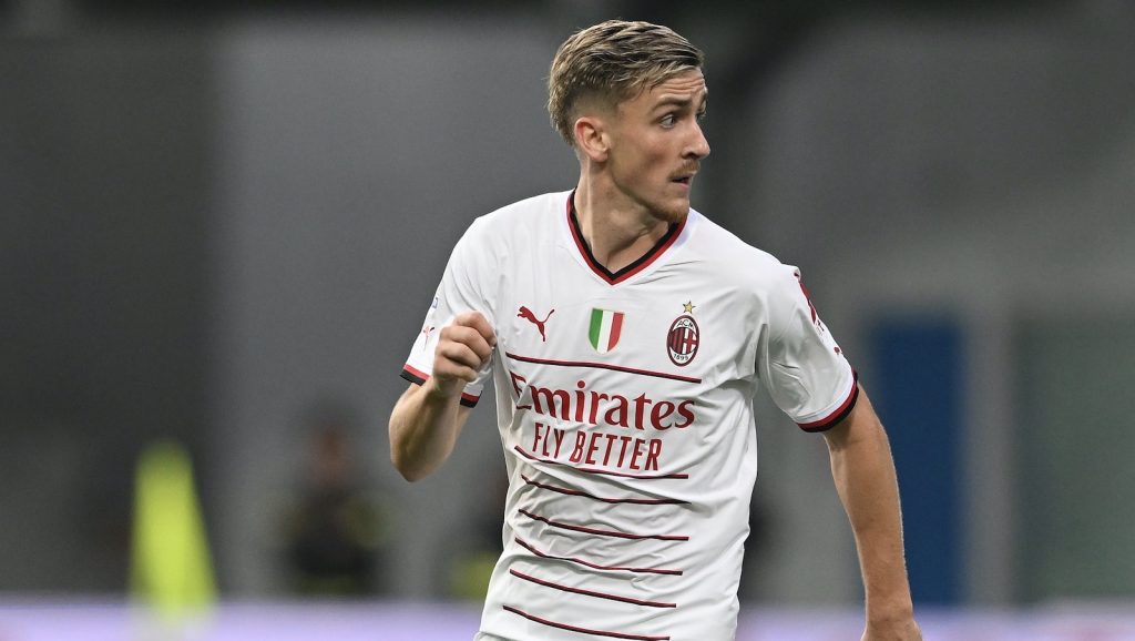 Alexis Saelemaekers AC Milan Sassuolo-Milan 0-0 Serie A 2022-2023