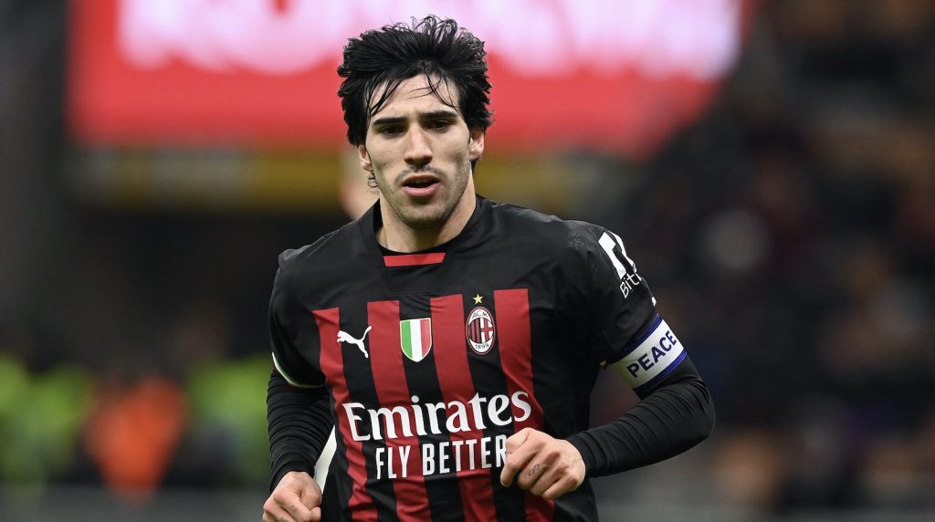 Sandro Tonali AC Milan Milan-Torino Coppa Italia 2022-2023