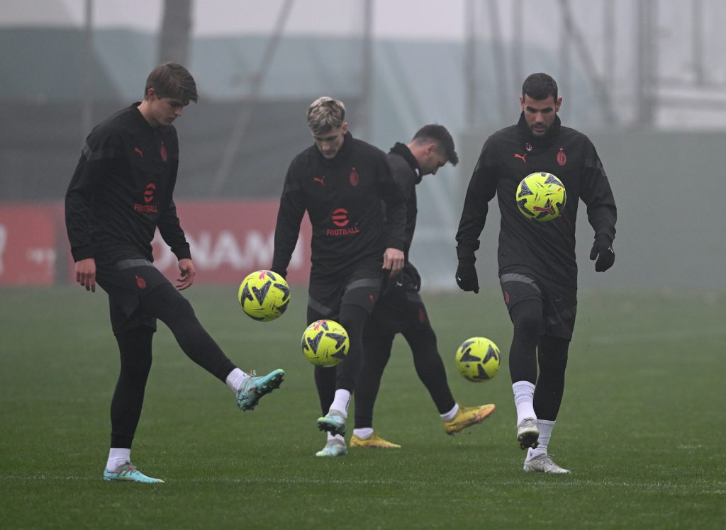 Allenamento AC Milan Milanello Capodanno 2023