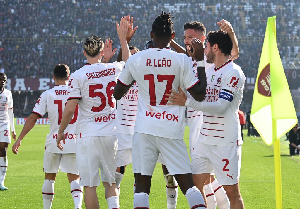 Rafael Leao AC Milan Salernitana-Milan Serie A 2022-2023
