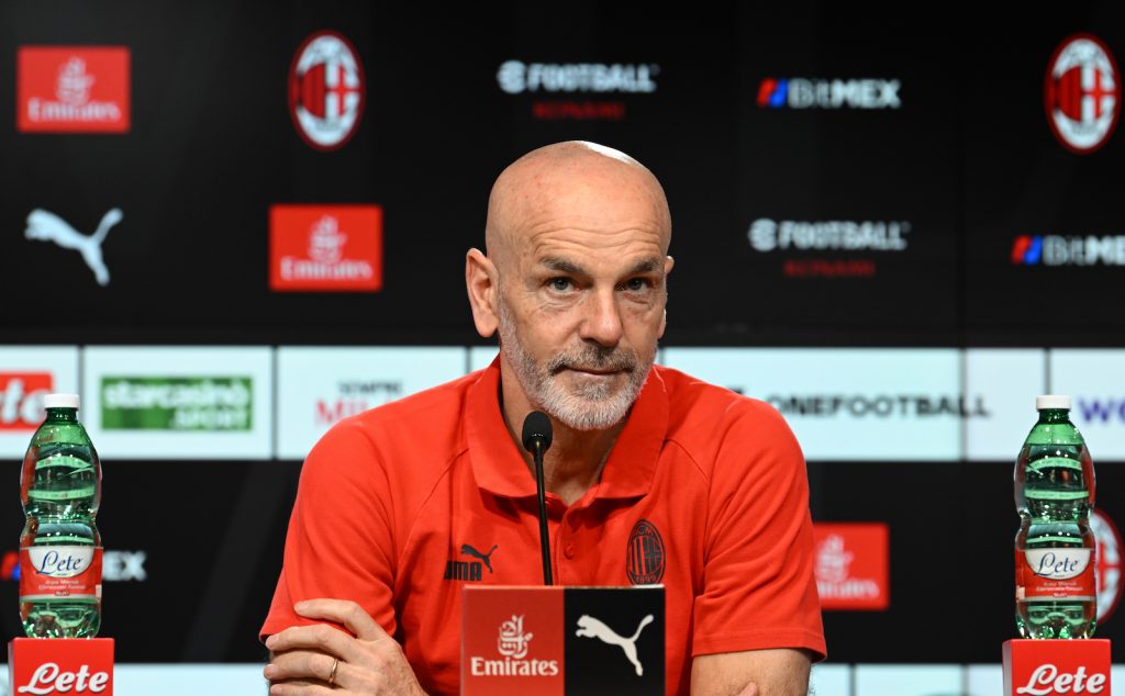 Stefano Pioli AC Milan conferenza stampa Milanello