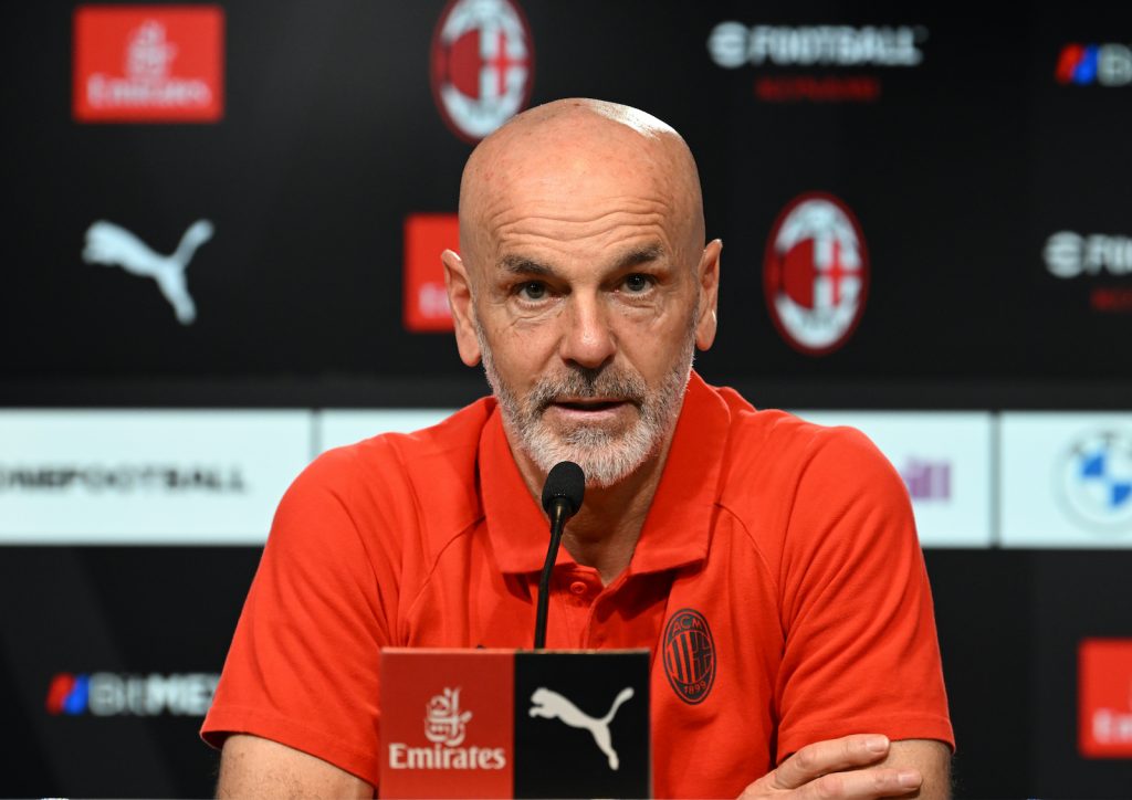 Stefano Pioli AC Milan conferenza stampa