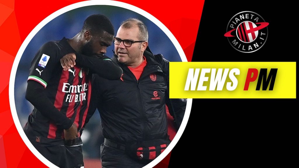 Fikayo Tomori AC Milan infortunato Lazio-Milan 4-0 Serie A 2022-2023
