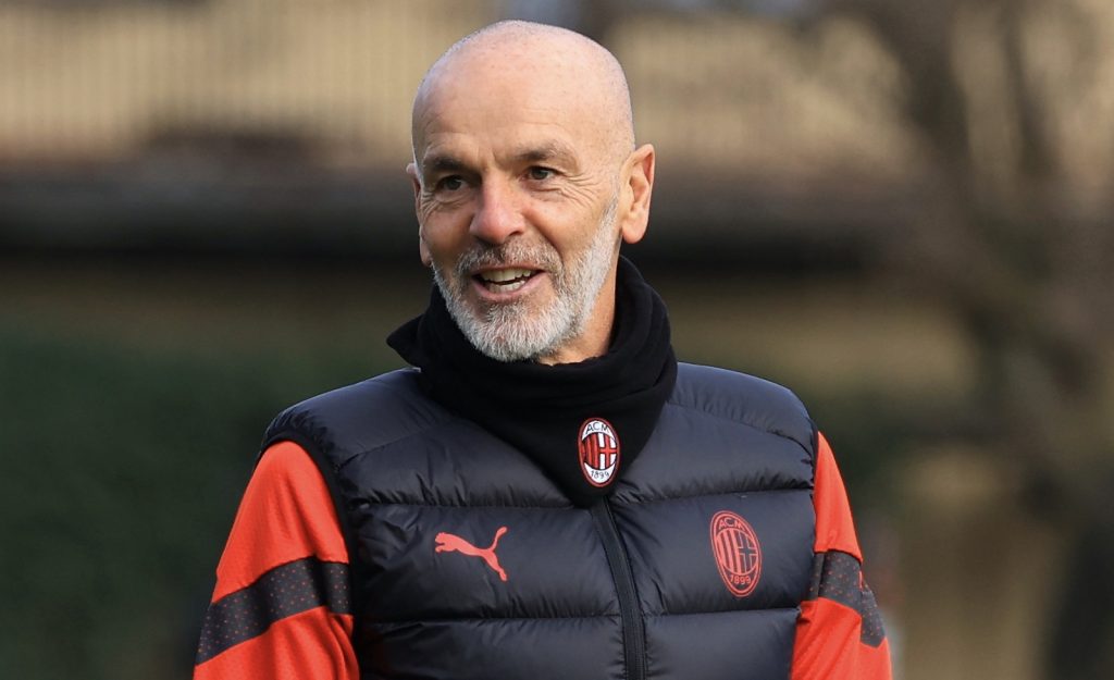 Stefano Pioli AC Milan allenamento Milanello
