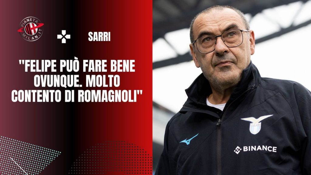 conferenza stampa Maurizio Sarri Lazio-Milan Serie A 2022-2023